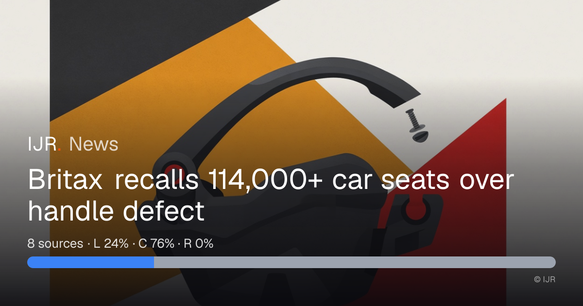 Britax recalls 114,000+ car seats over handle defect — IJR News