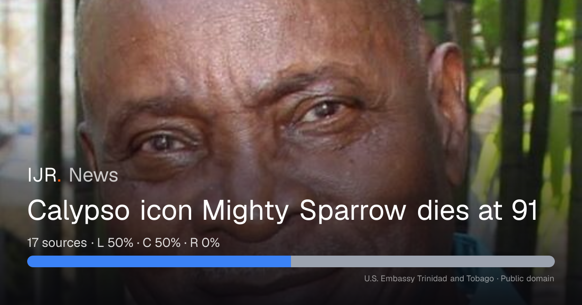 Calypso icon Mighty Sparrow dies at 91 — IJR News