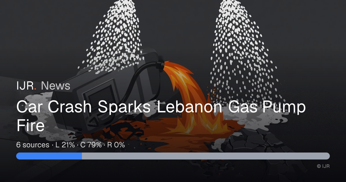 Car Crash Sparks Lebanon Gas Pump Fire — IJR News