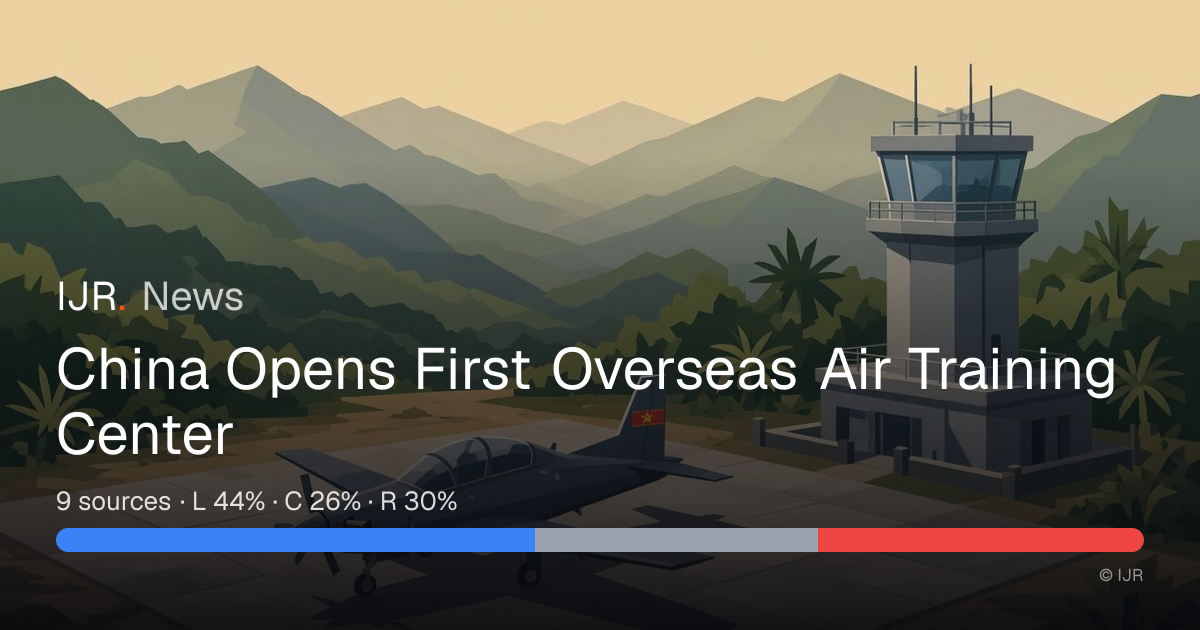 China Opens First Overseas Air Training Center — IJR News