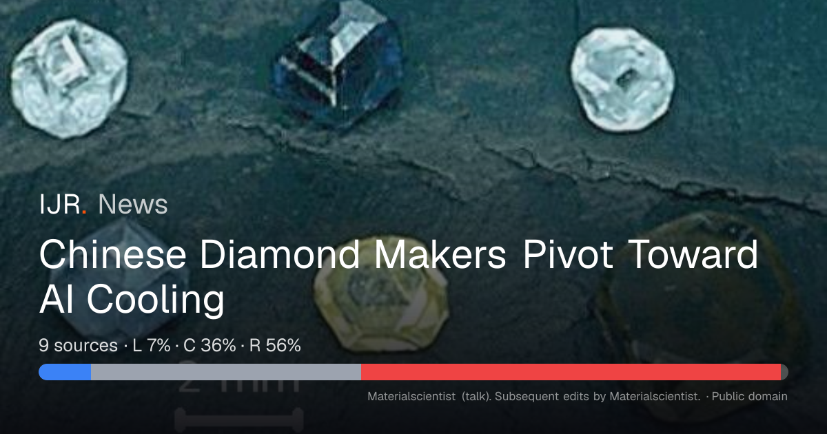 Chinese Diamond Makers Pivot Toward AI Cooling — IJR News