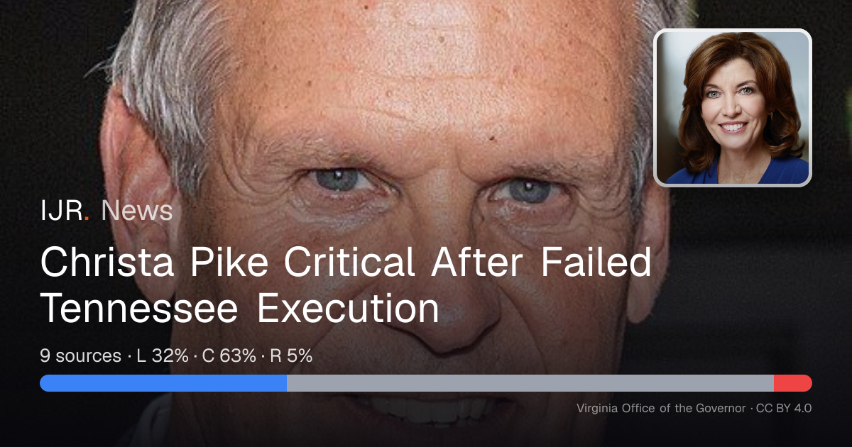 Christa Pike Critical After Failed Tennessee Execution — IJR News
