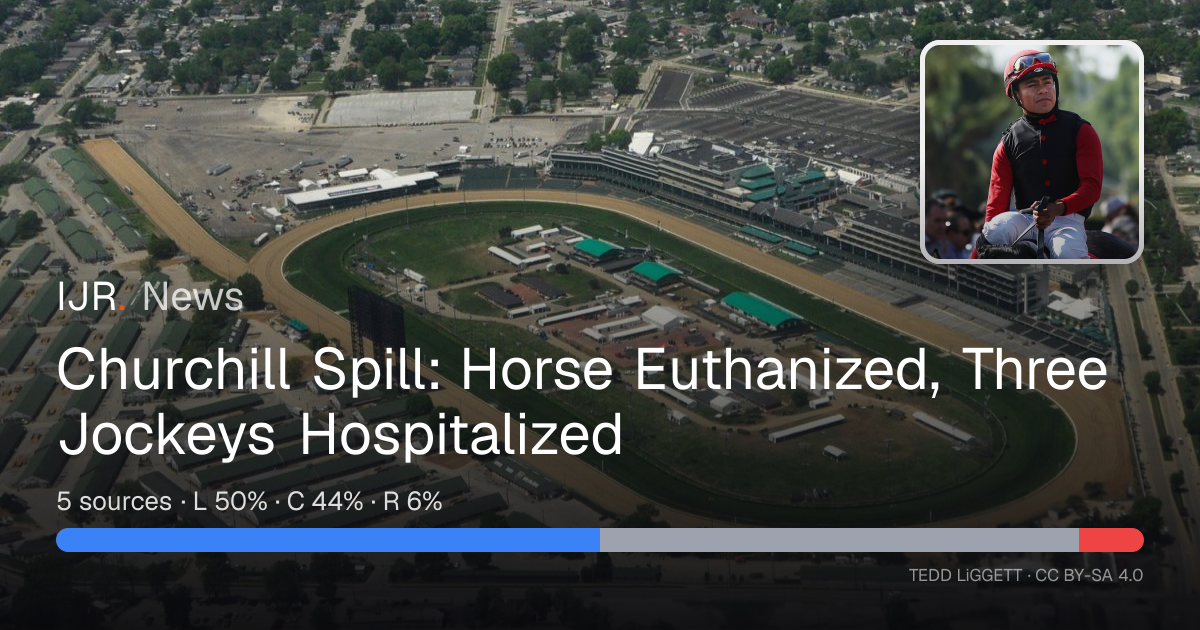 Churchill Spill: Horse Euthanized, Three Jockeys Hospitalized — IJR News