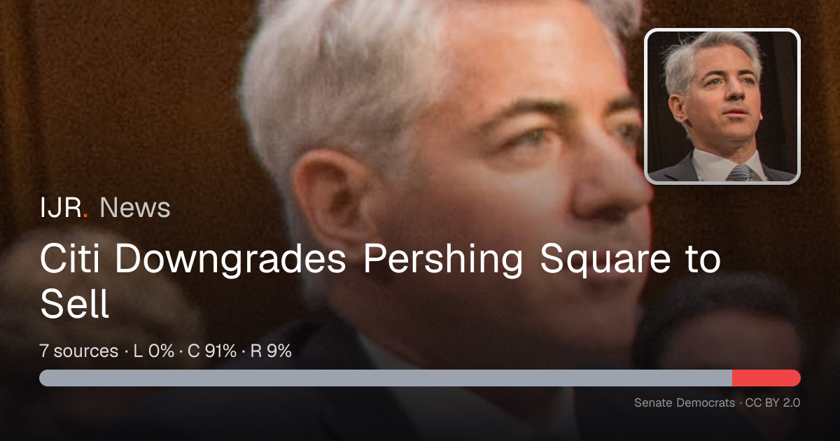 Citi Downgrades Pershing Square to Sell — IJR News