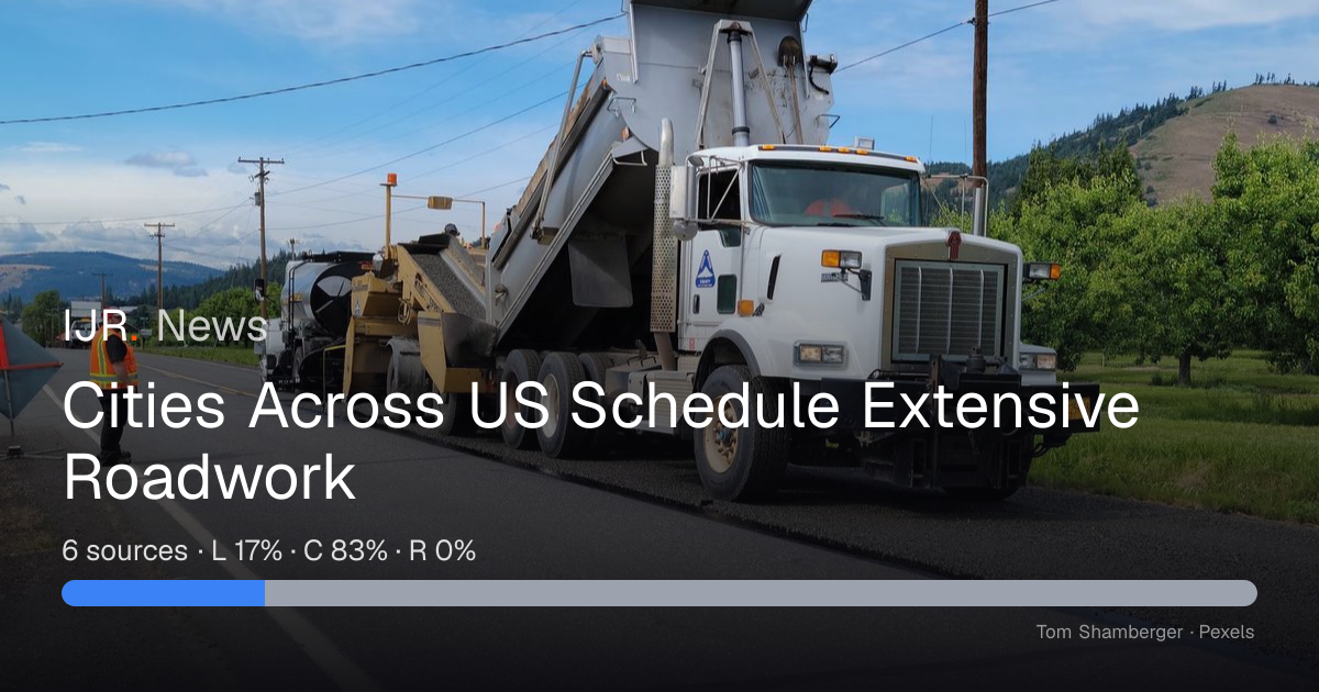 Cities Across US Schedule Extensive Roadwork — IJR News