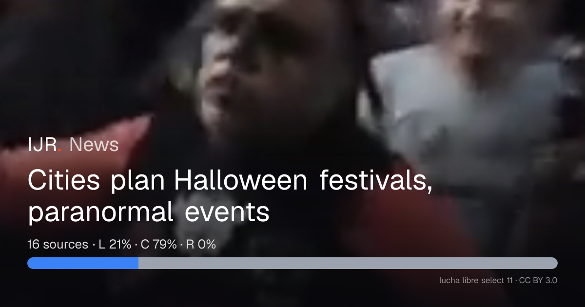 Cities plan Halloween festivals, paranormal events — IJR News