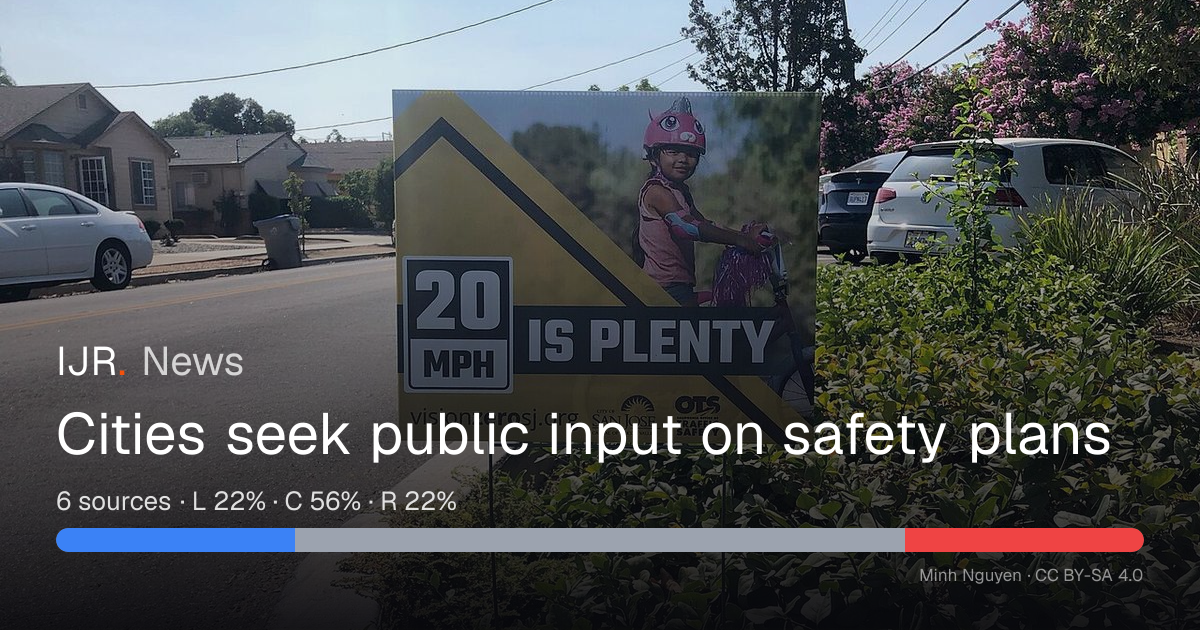 Cities seek public input on safety plans — IJR News