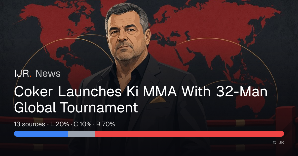 Coker Launches Ki MMA With 32-Man Global Tournament — IJR News