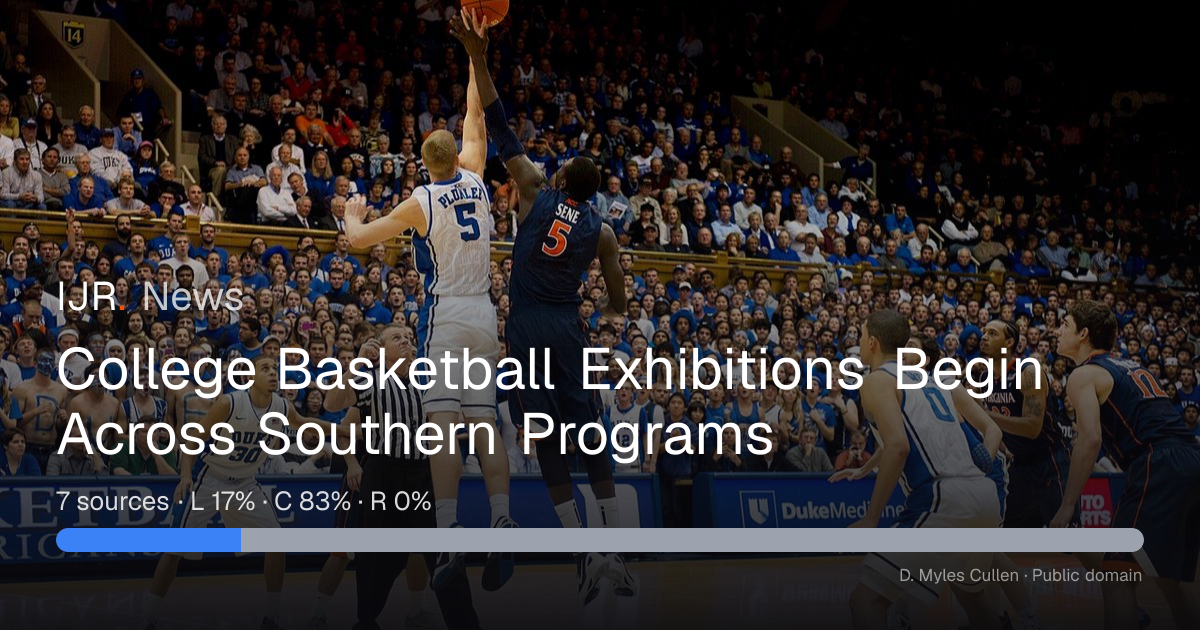 College Basketball Exhibitions Begin Across Southern Programs — IJR News