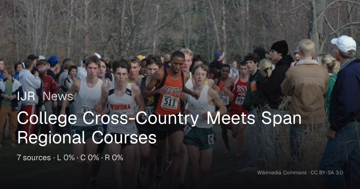 College Cross-Country Meets Span Regional Courses — IJR News