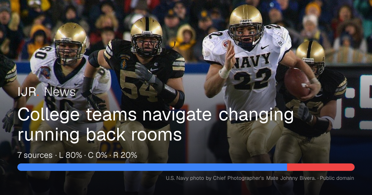 College teams navigate changing running back rooms — IJR News