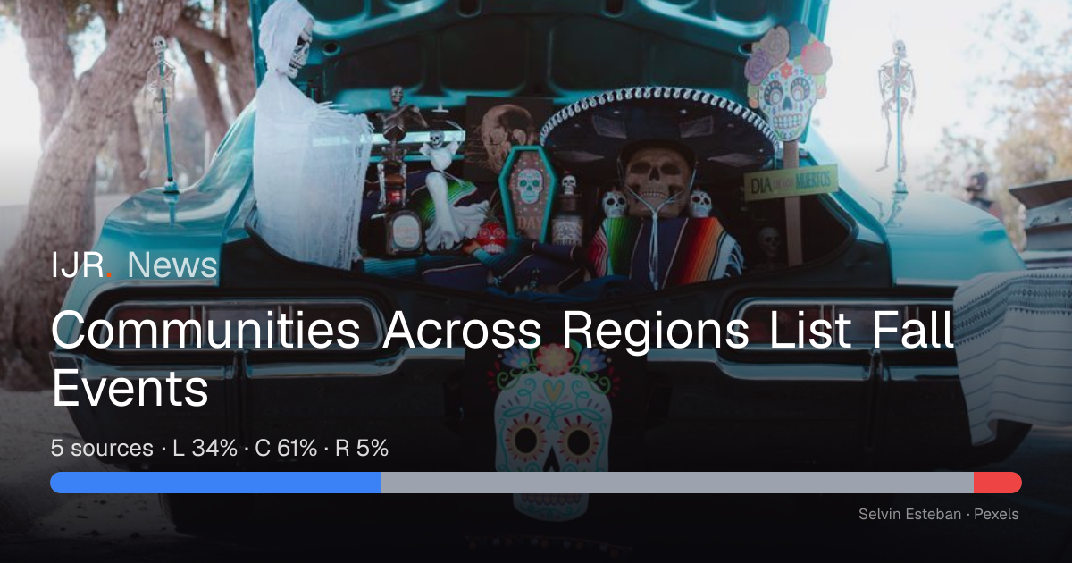 Communities Across Regions List Fall Events