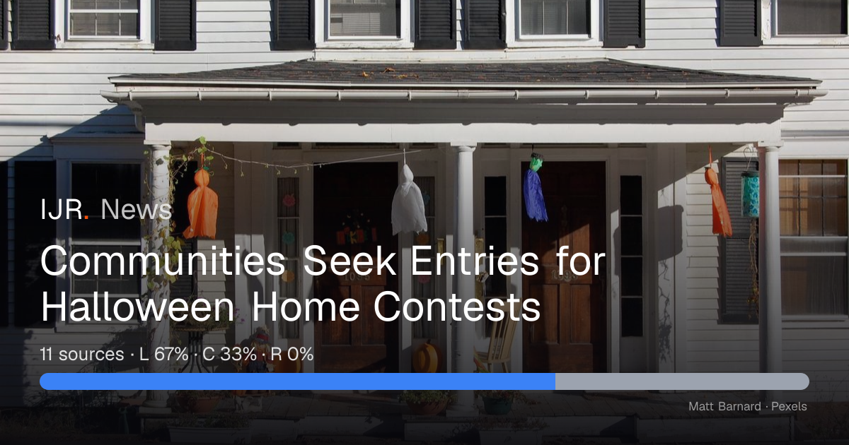 Communities Seek Entries for Halloween Home Contests — IJR News