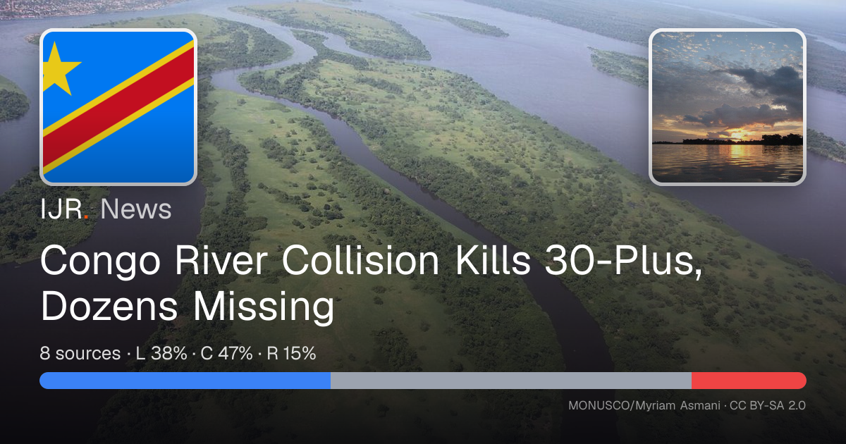 Congo River Collision Kills 30-Plus, Dozens Missing — IJR News