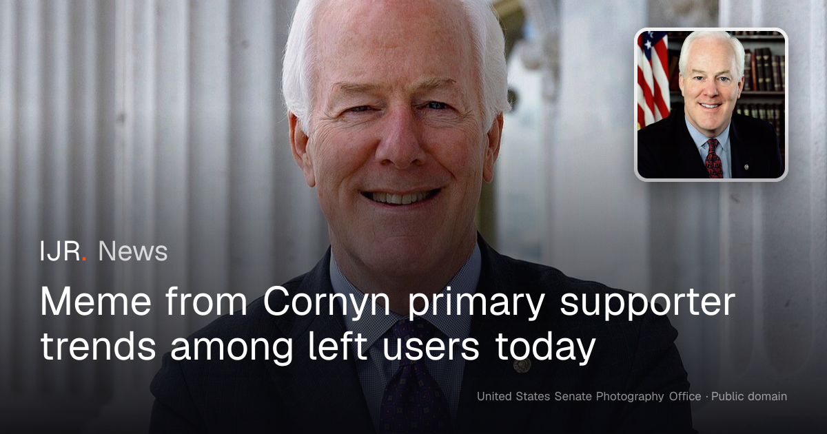 Conservative friend who supported Cornyn in the primary sent me this meme.