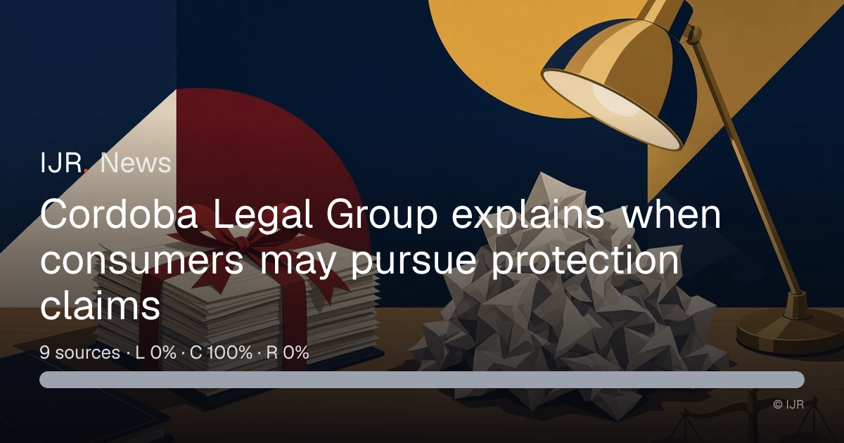 Cordoba Legal Group publishes nationwide consumer-law Q&A — IJR News