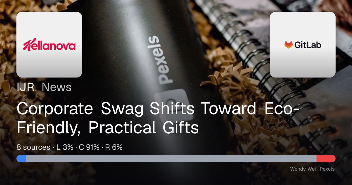 Corporate Swag Shifts Toward Eco-Friendly, Practical Gifts — IJR News