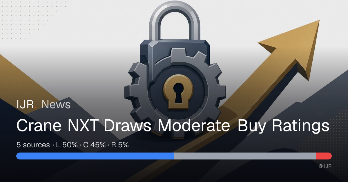 Crane NXT Draws Moderate Buy Ratings — IJR News