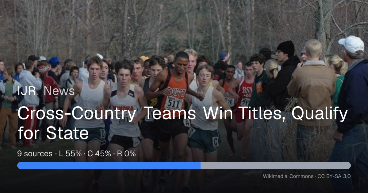 Cross-Country Teams Win Titles, Qualify for State — IJR News