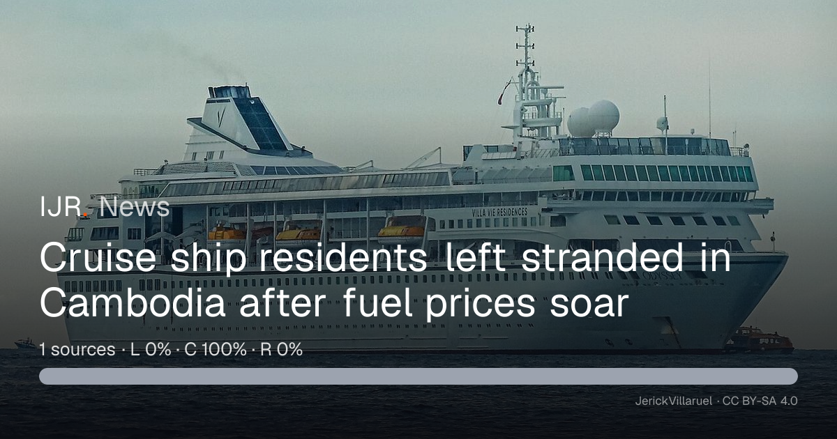 Cruise ship residents left stranded in Cambodia after fuel prices soar ...