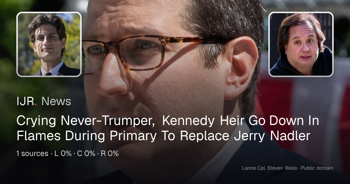 Crying Never-Trumper, Kennedy Heir Go Down In Flames During Primary To ...