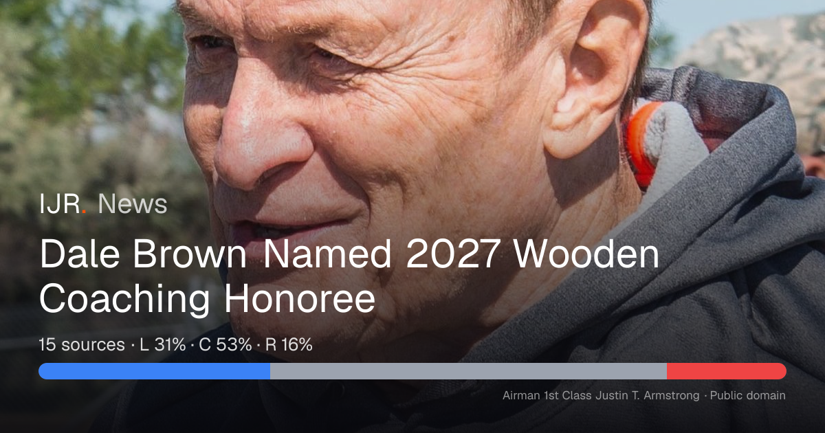 Dale Brown Named 2027 Wooden Coaching Honoree — IJR News