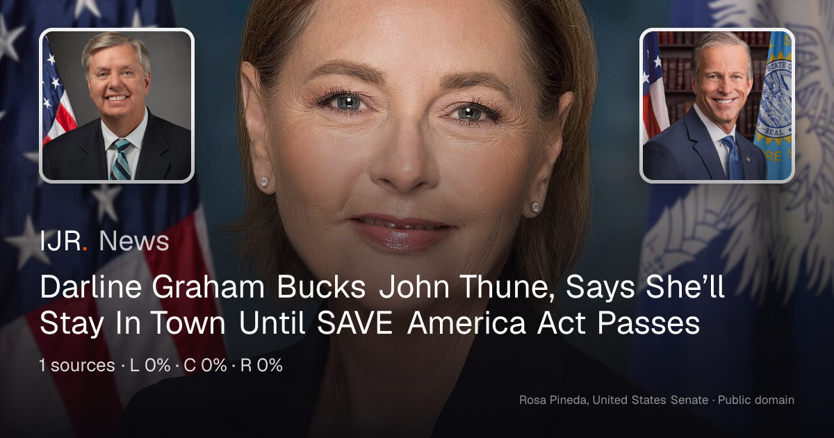 Darline Graham Bucks John Thune, Says She’ll Stay In Town Until SAVE ...