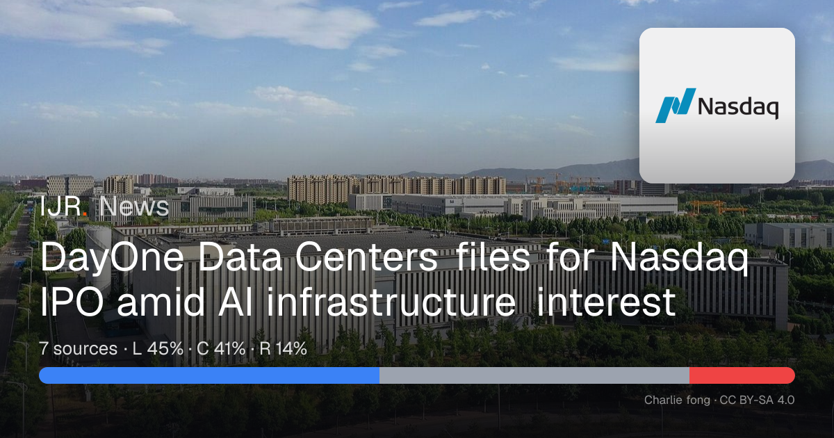 DayOne Data Centers files for Nasdaq IPO amid AI infrastructure ...