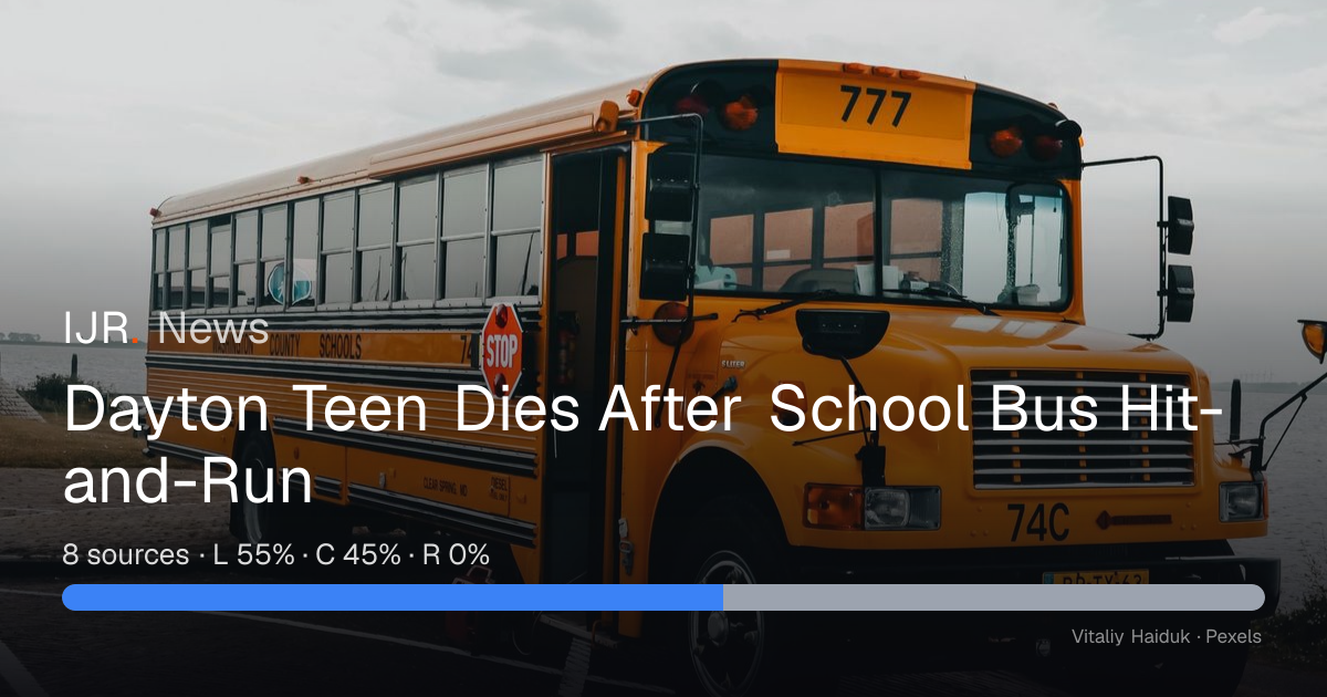 Dayton Teen Dies After School Bus Hit-and-Run — IJR News