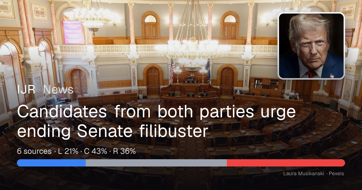 Candidates from both parties urge ending Senate filibuster — IJR News