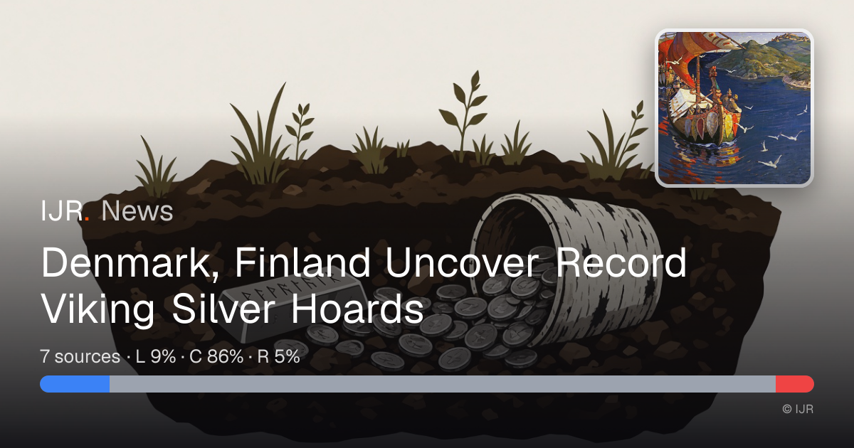Denmark, Finland Uncover Record Viking Silver Hoards — IJR News