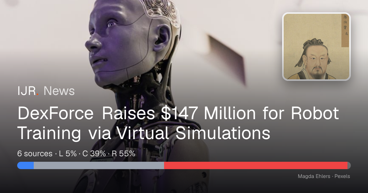 DexForce Raises $147 Million for Robot Training via Virtual Simulations ...