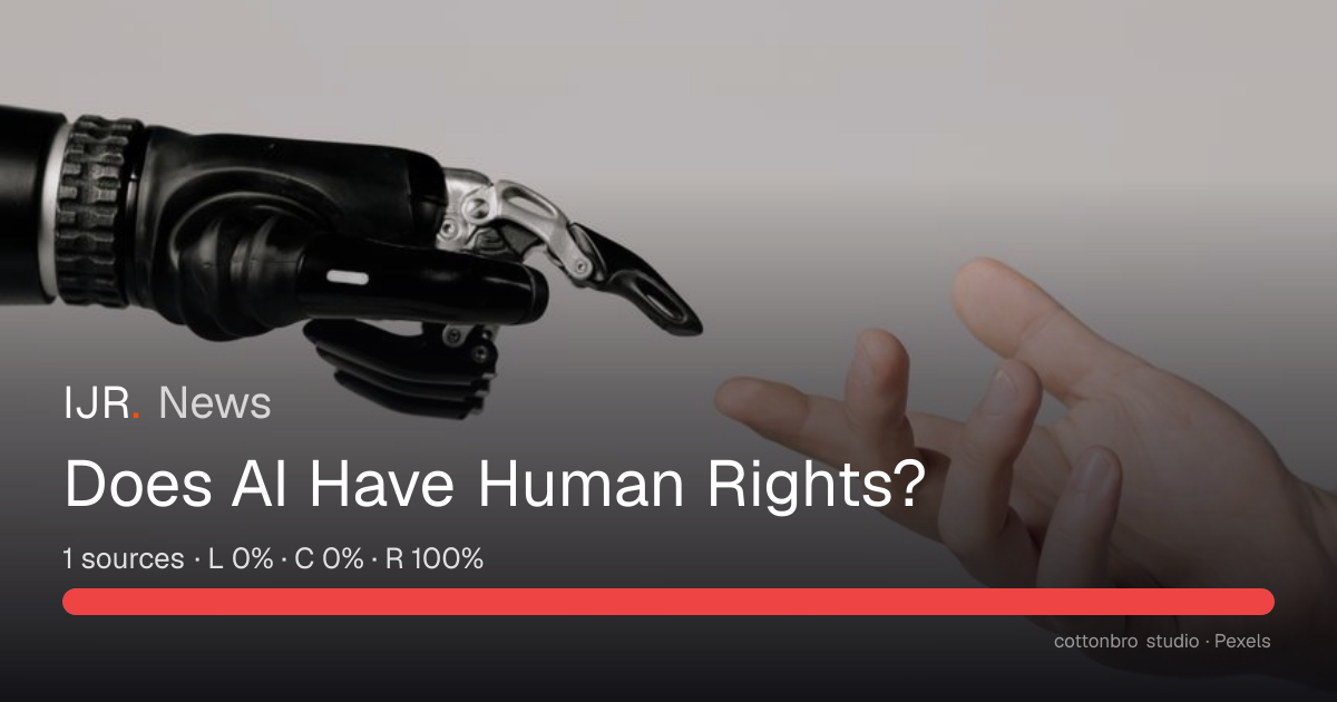 Does AI Have Human Rights? — IJR News