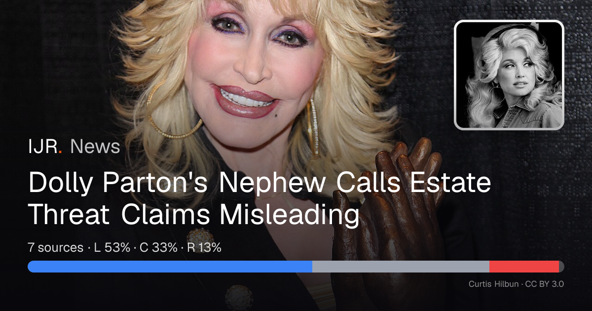 Dolly Parton's Nephew Disputes Estate Threat Allegations — IJR News