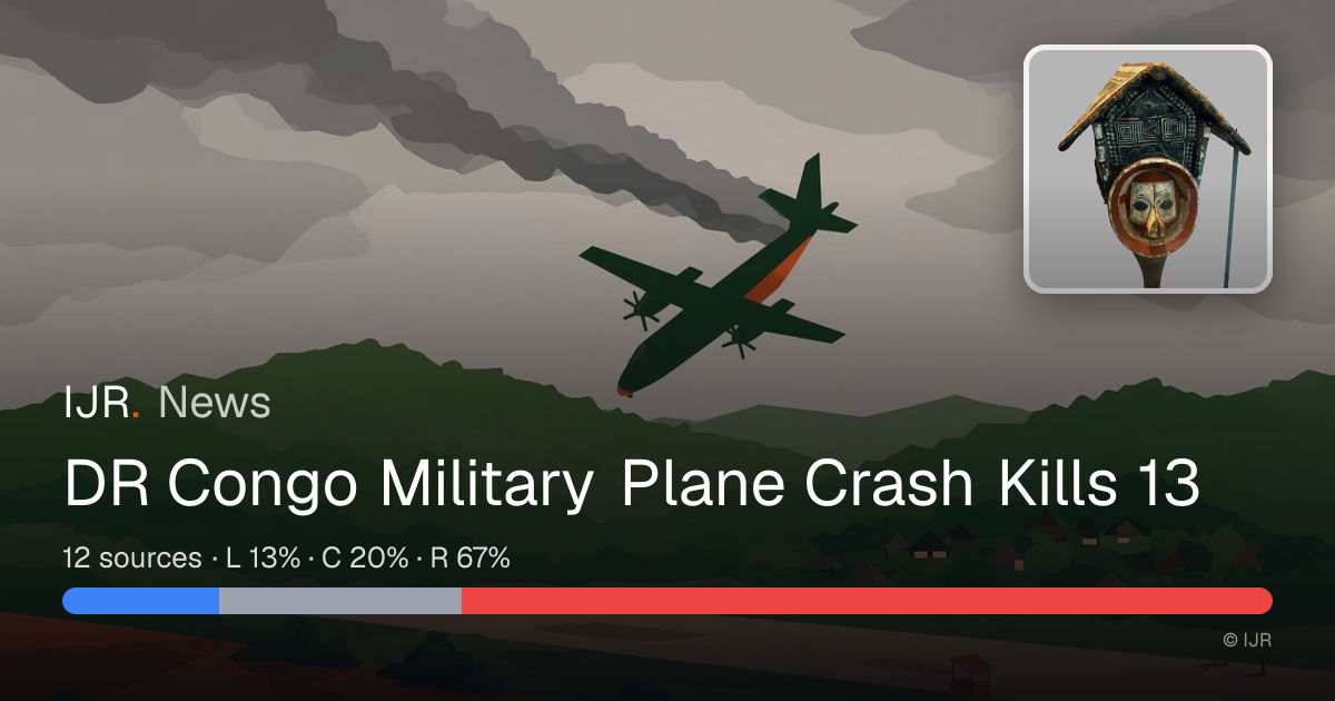 DR Congo Military Plane Crash Kills 13 — IJR News