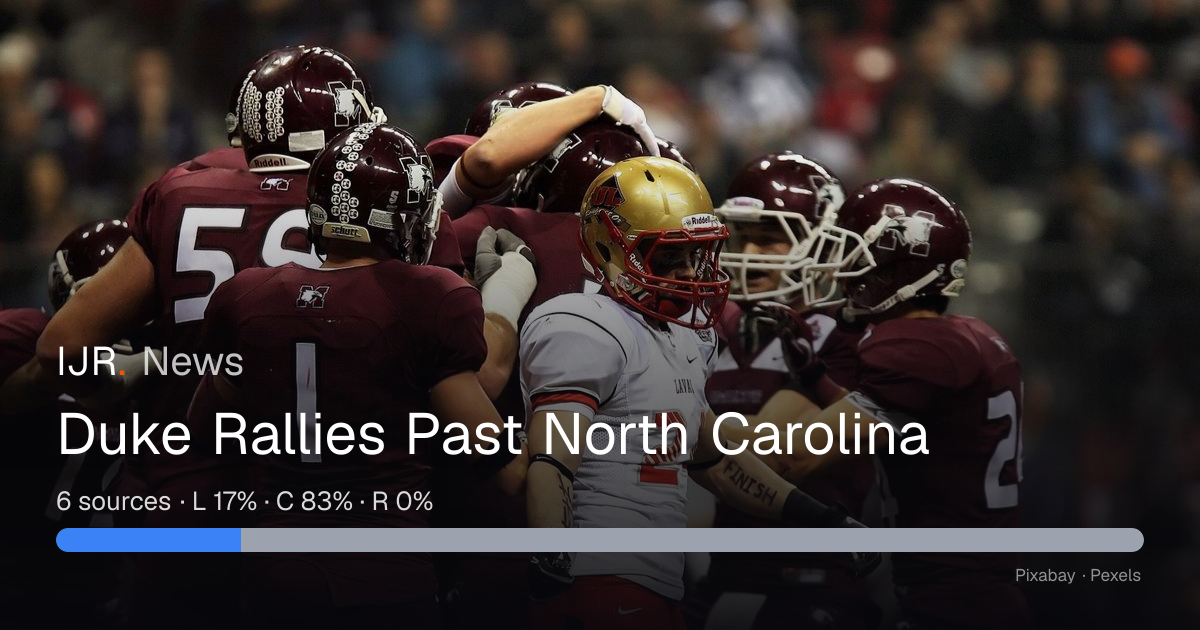 Duke Rallies Past North Carolina — IJR News