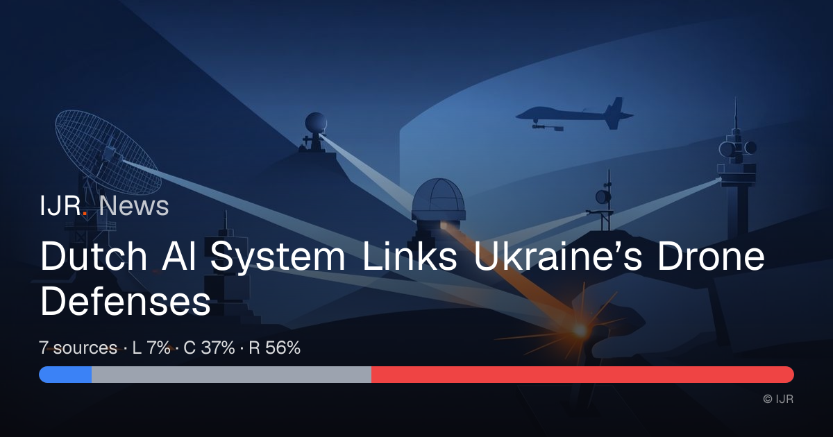 Dutch AI System Links Ukraine’s Drone Defenses — IJR News