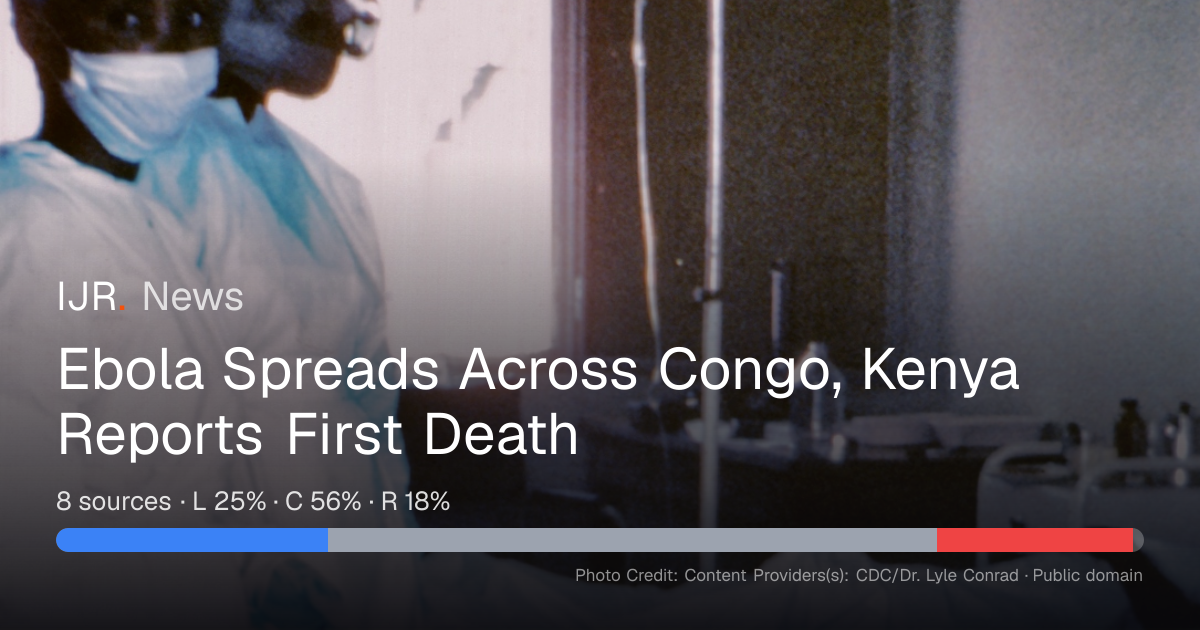 Congo Ebola Outbreak Expands as Kenya Reports First Death — IJR News