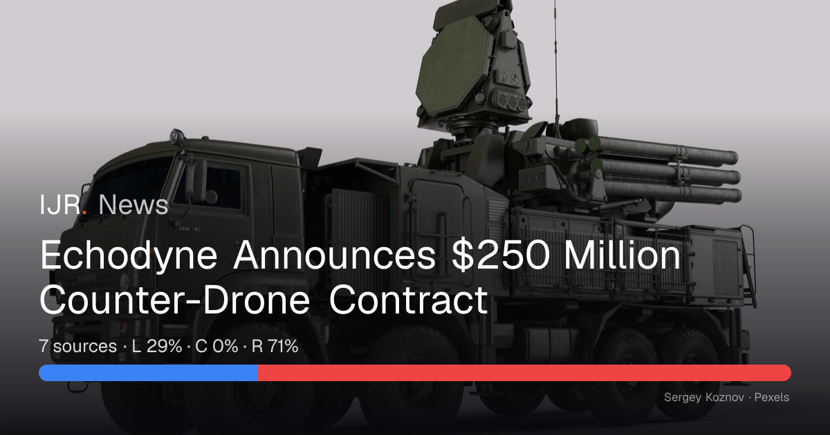 Echodyne Announces $250 Million Counter-Drone Contract — IJR News