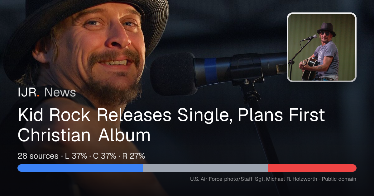 Kid Rock Releases Single, Plans First Christian Album — IJR News