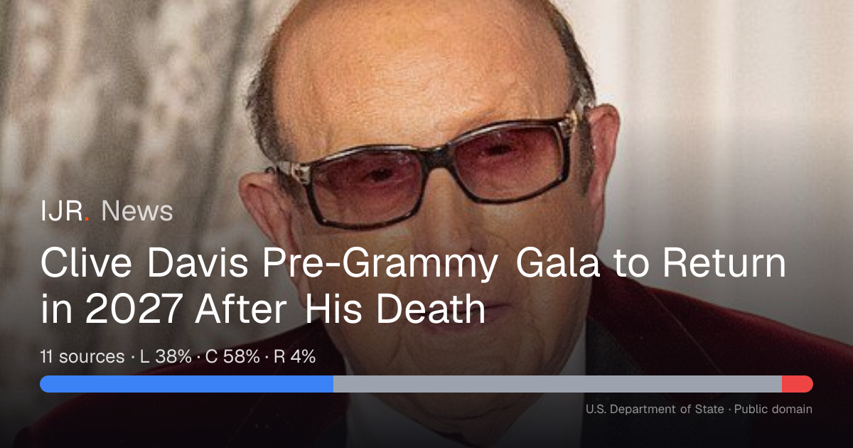 Clive Davis Pre-Grammy Gala to Return in 2027 After His Death — IJR News