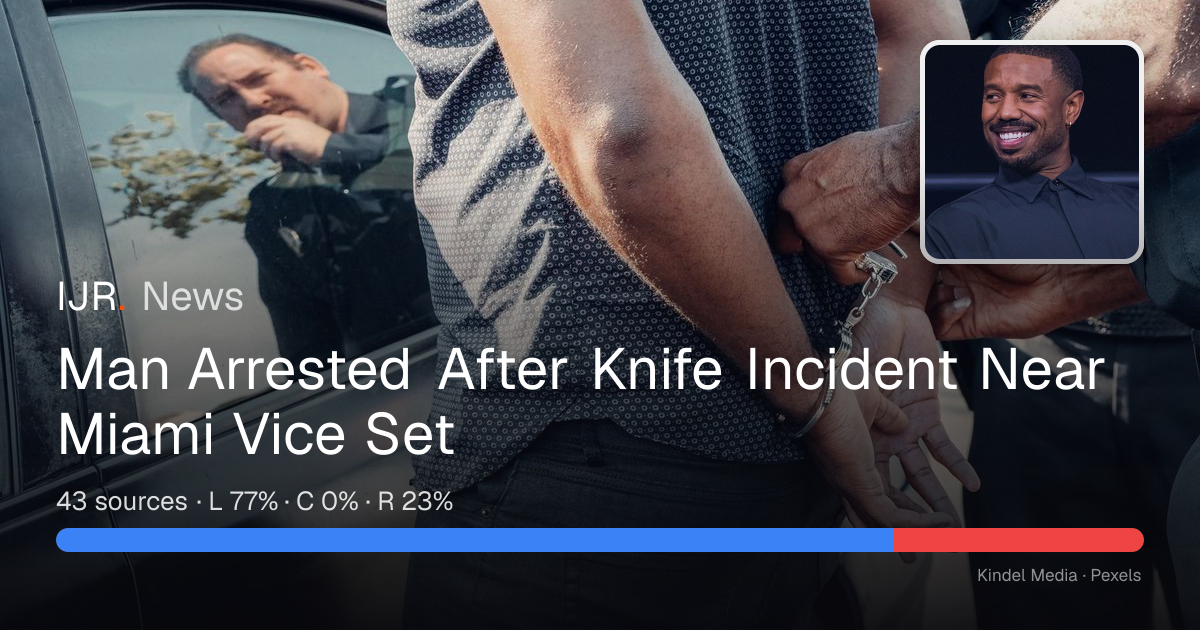 Man Arrested After Knife Incident Near Miami Vice Set — IJR News