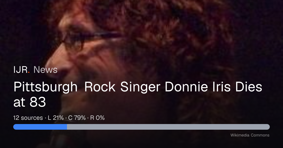 Pittsburgh Rock Singer Donnie Iris Dies at 83 — IJR News