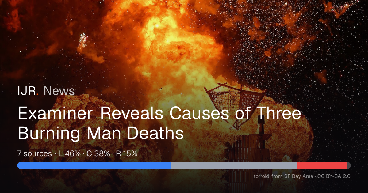 Examiner Reveals Causes of Three Burning Man Deaths — IJR News