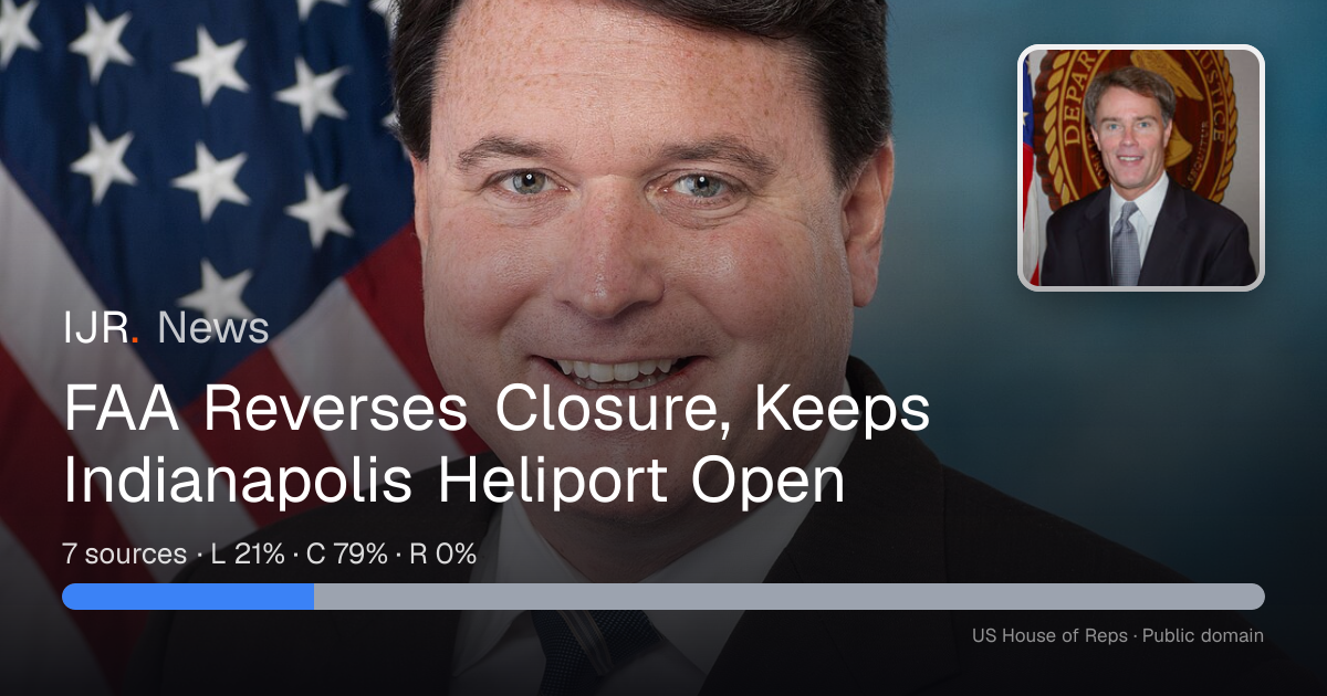 FAA Reverses Closure, Keeps Indianapolis Heliport Open — IJR News
