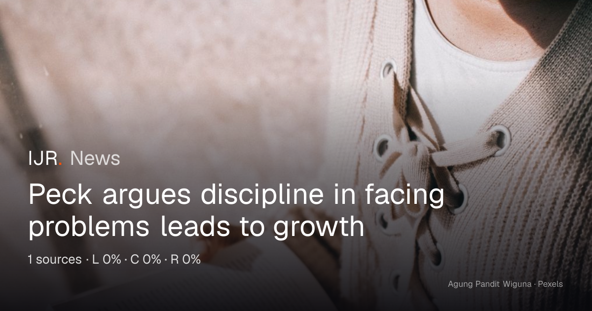 Facing difficulty with discipline is the only path to growth — IJR News