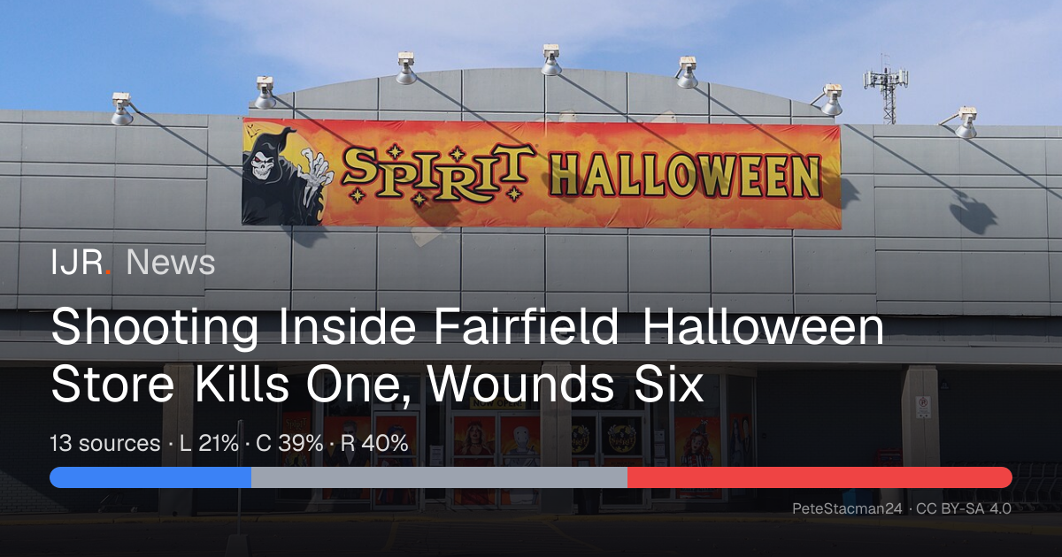 Shooting Inside Fairfield Halloween Store Kills One, Wounds Six — IJR News