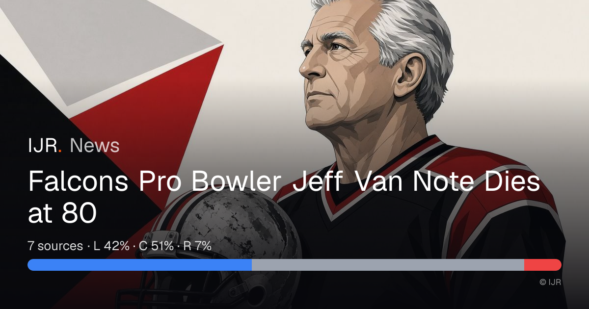 Falcons Pro Bowler Jeff Van Note Dies at 80 — IJR News