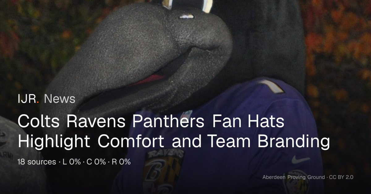Fan Hats Feature Colts, Ravens, Panthers — IJR News