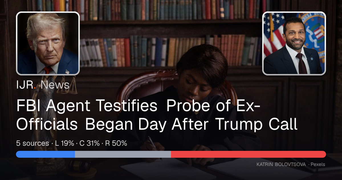 FBI Agent Says Ex-Officials Case Could Seem Political — IJR News